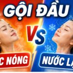 gội đầu bằng nước nóng